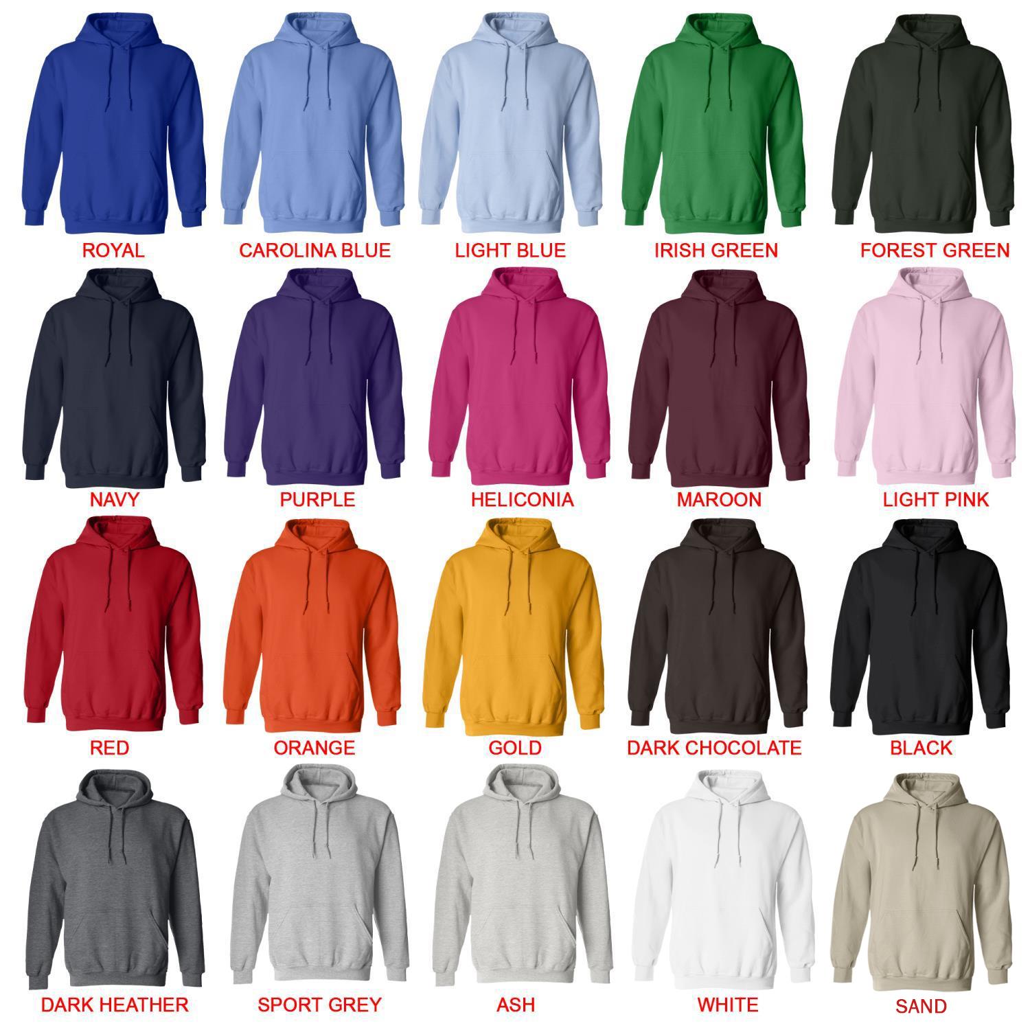 hoodie color chart - Ghost Adventures Store
