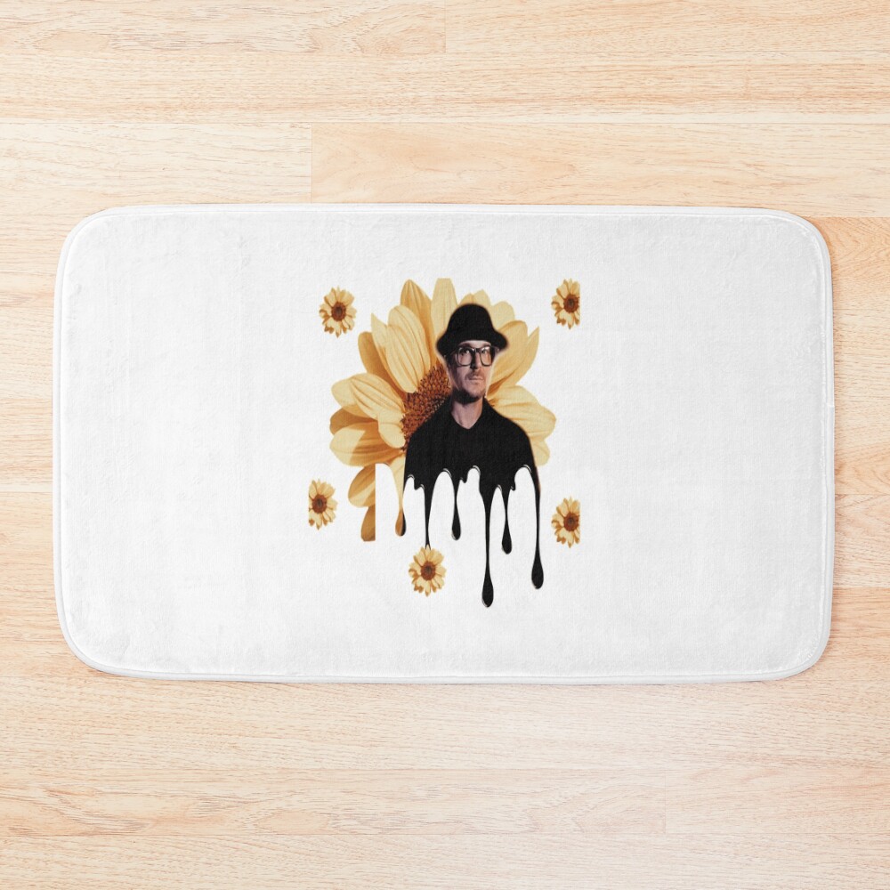 Zak Bagans Sunflower Bath Mat