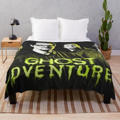 Ghost Adventure Toxic Yellow Goo Throw Blanket