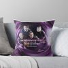 Ghost Adventures Purple River Throw Pillow